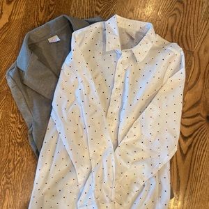 Youth suit coat and long sleeve dress shirt